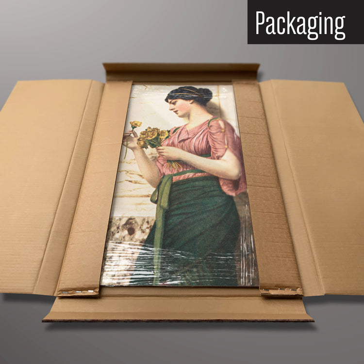 A Crytilla magnetic board in it’s cardboard packaging