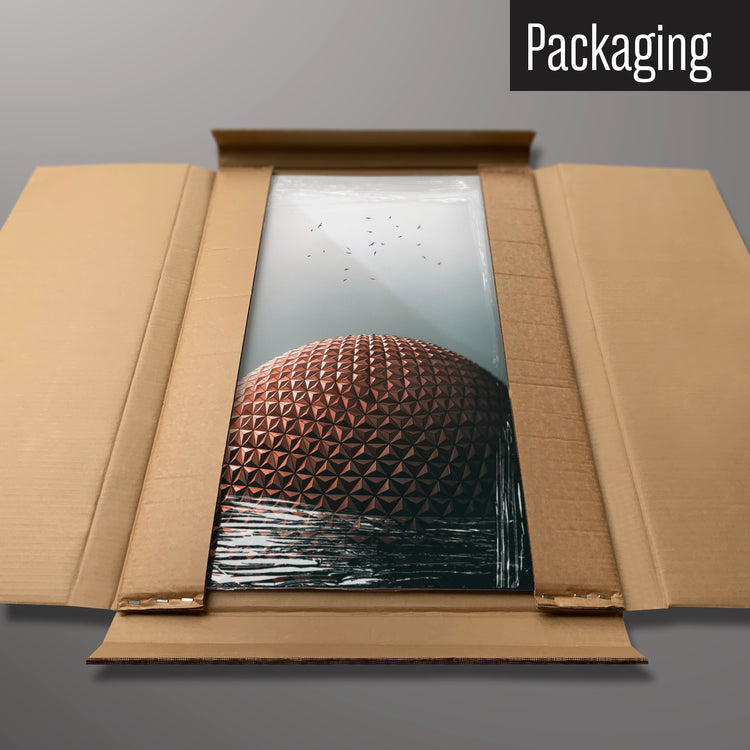 An Epcot Center magnetic board in it’s cardboard packaging