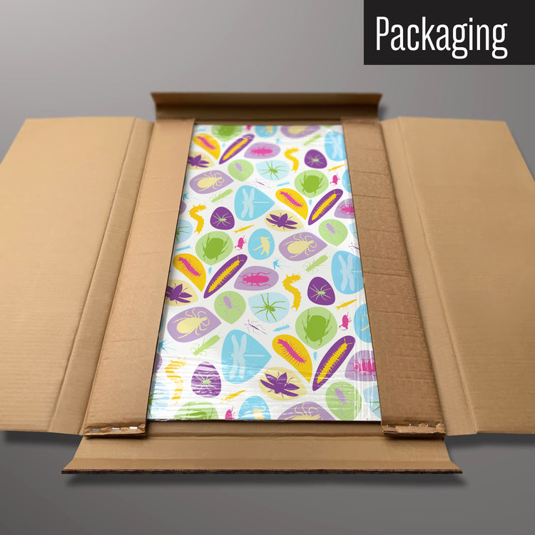 A bugs bright magnetic board in it’s cardboard packaging