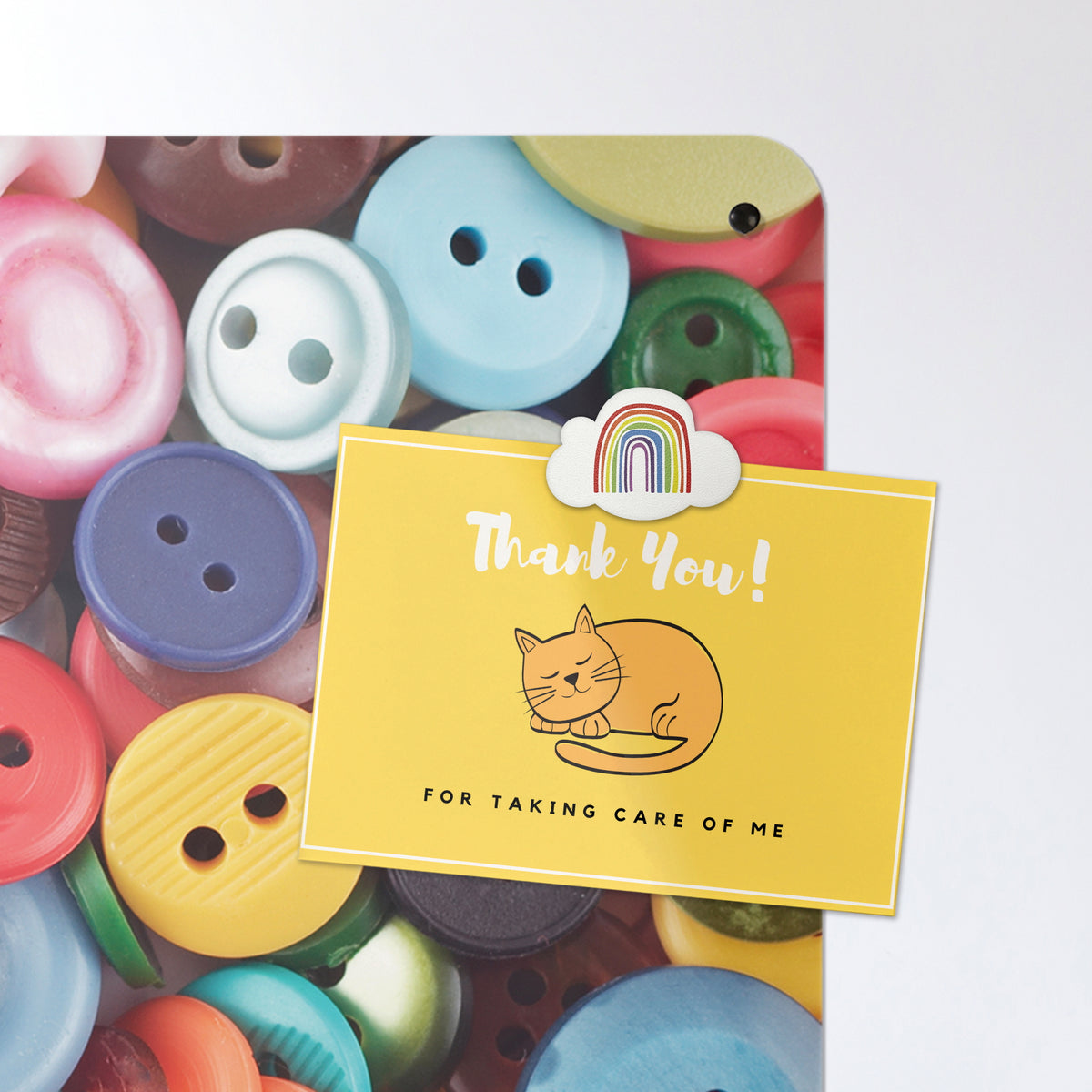 'Buttons' Large Notice Board / Wall Art Beyond the Fridge