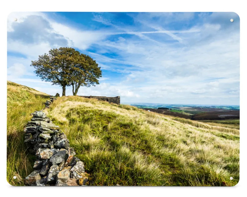 An example Create Your Own magnetic board printed with a photograph
