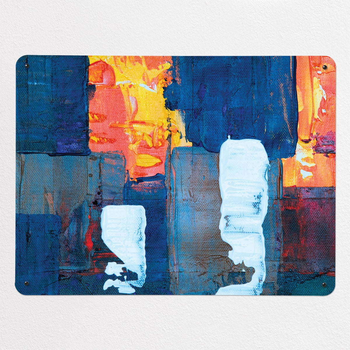 Abstract Paintings magnetic notice board in Assembly, large size, 100 × 75 cm