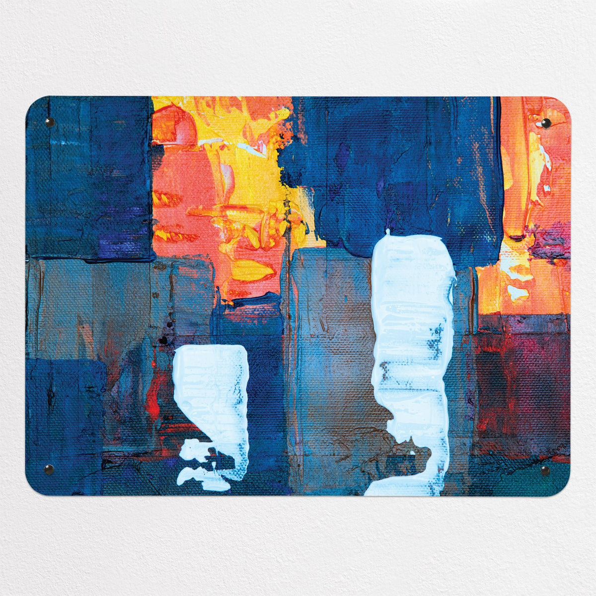 Abstract Paintings magnetic notice board in Assembly, medium size, 75 × 55 cm