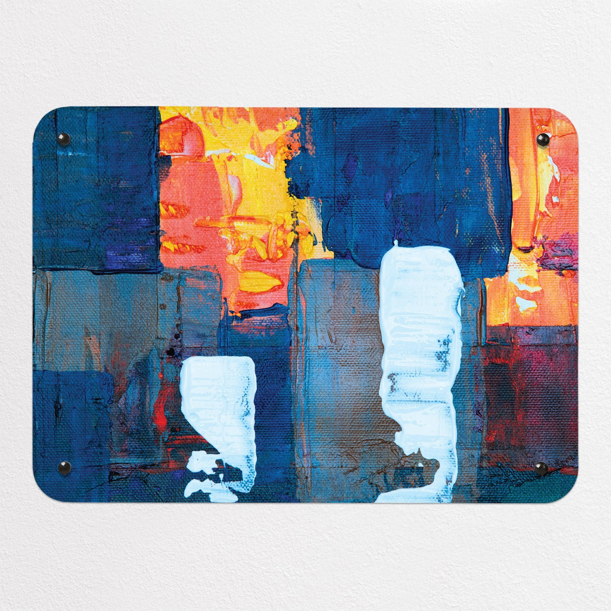 Abstract Paintings magnetic notice board in Assembly, small size, 55 × 40 cm