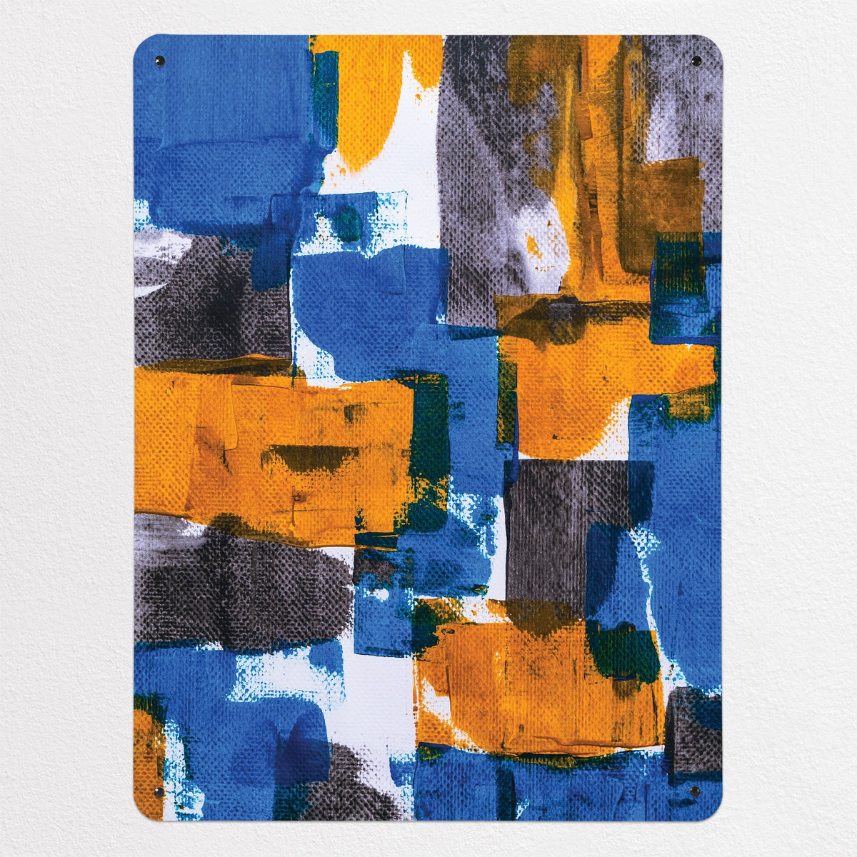 Abstract Paintings magnetic notice board in October, large size, 75 × 100 cm