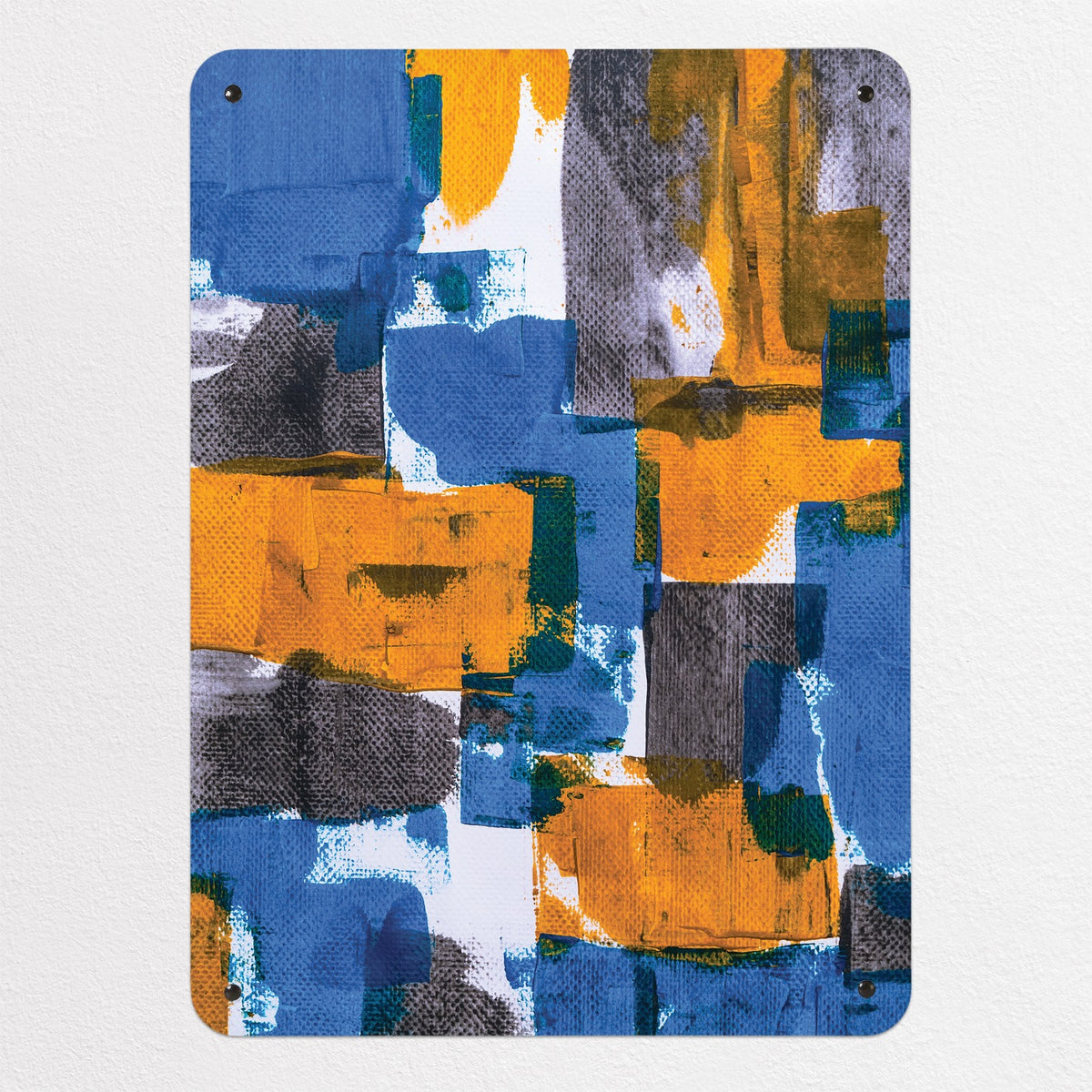 Abstract Paintings magnetic notice board in October, medium size, 55 × 75 cm