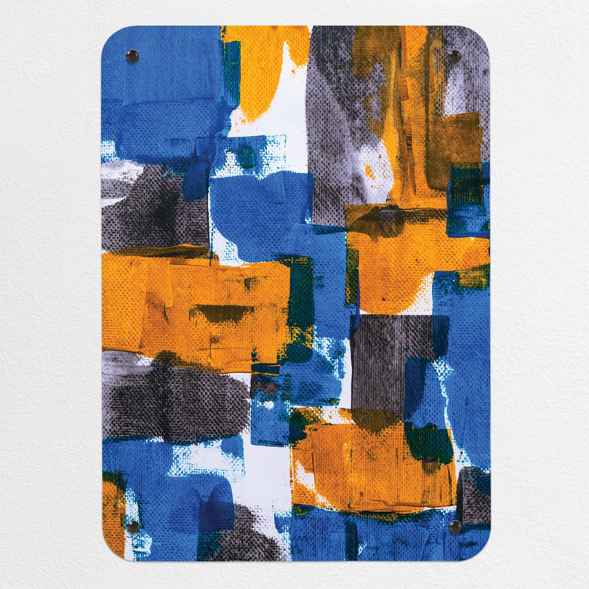 Abstract Paintings magnetic notice board in October, small size, 40 × 55 cm