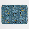 Aquarium magnetic notice board in Deep Blue, small size, 55 × 40 cm