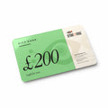 Beyond the Fridge £200 gift card, a glossy card on a white table