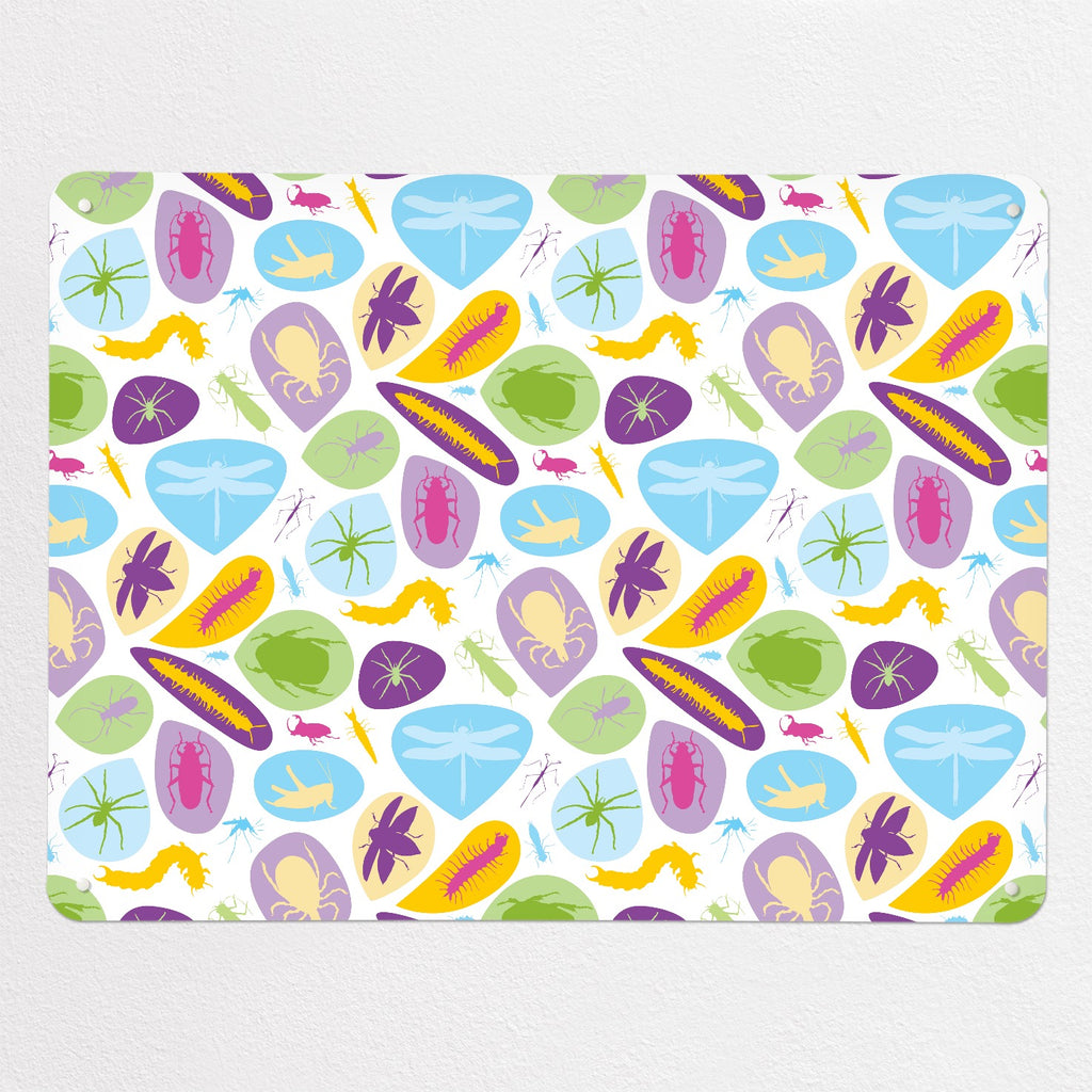 Bugs Bright magnetic notice board, large size, 100 × 75 cm