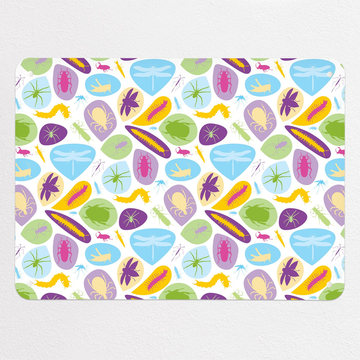 Bugs Bright magnetic notice board, medium size, 75 × 55 cm