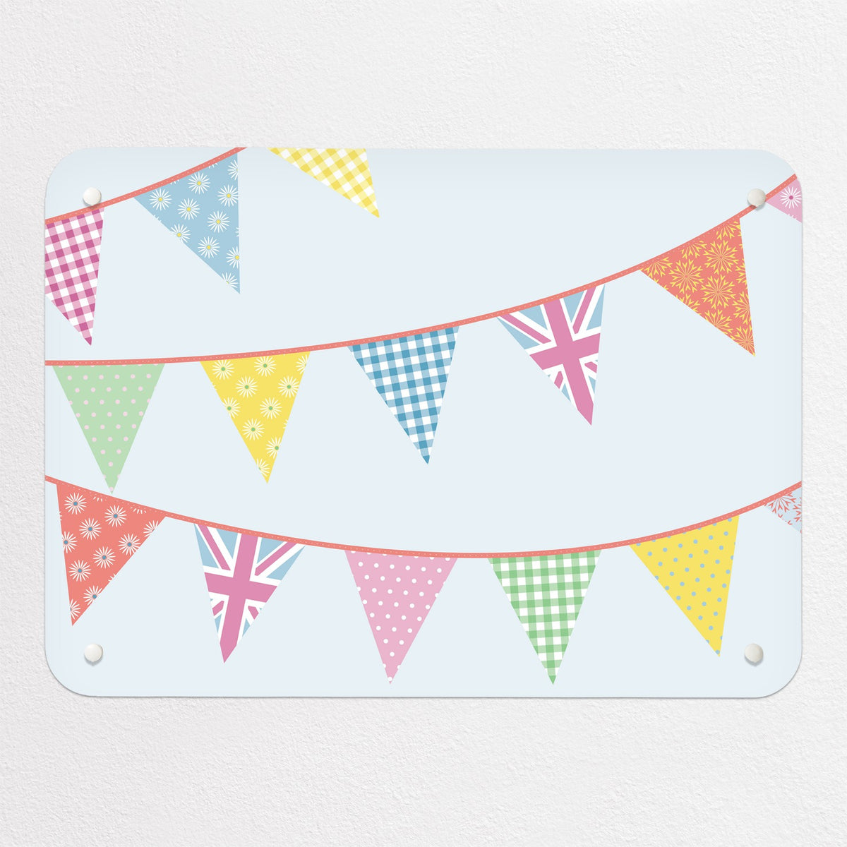 Bunting magnetic notice board, small size, 55 × 40 cm