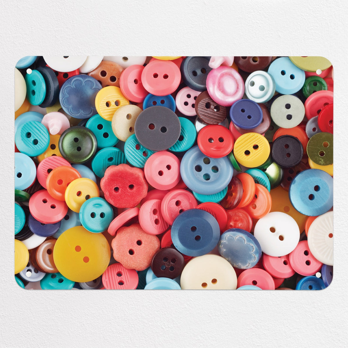 Buttons magnetic notice board in Buttons, medium size, 75 × 55 cm