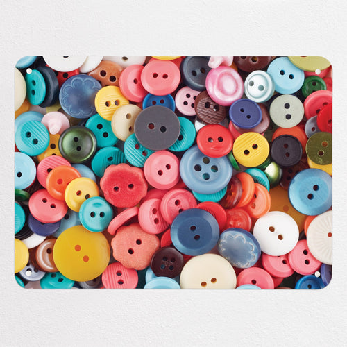 Buttons magnetic notice board in Buttons, medium size, 75 × 55 cm