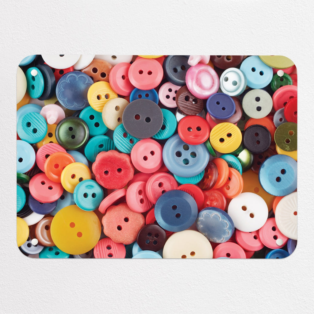 Buttons magnetic notice board in Buttons, small size, 55 × 40 cm
