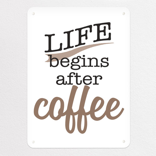 Coffee Quote magnetic notice board, medium size, 55 × 75 cm