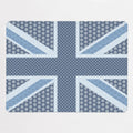 Cool Britannia magnetic notice board in Blue, large size, 100 × 75 cm