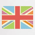 Cool Britannia magnetic notice board in Fruity, small size, 55 × 40 cm