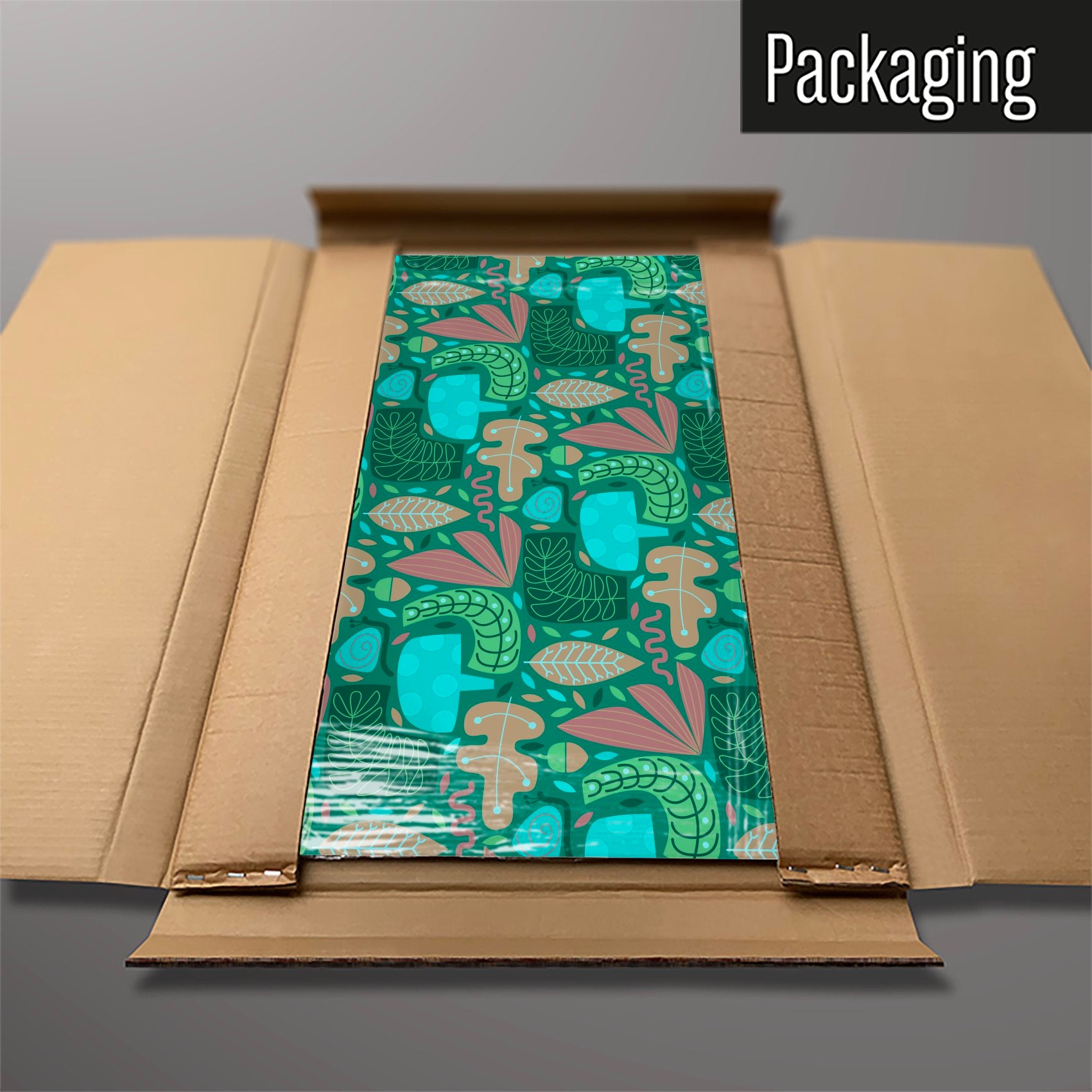A first floor design magnetic board in it’s cardboard packaging