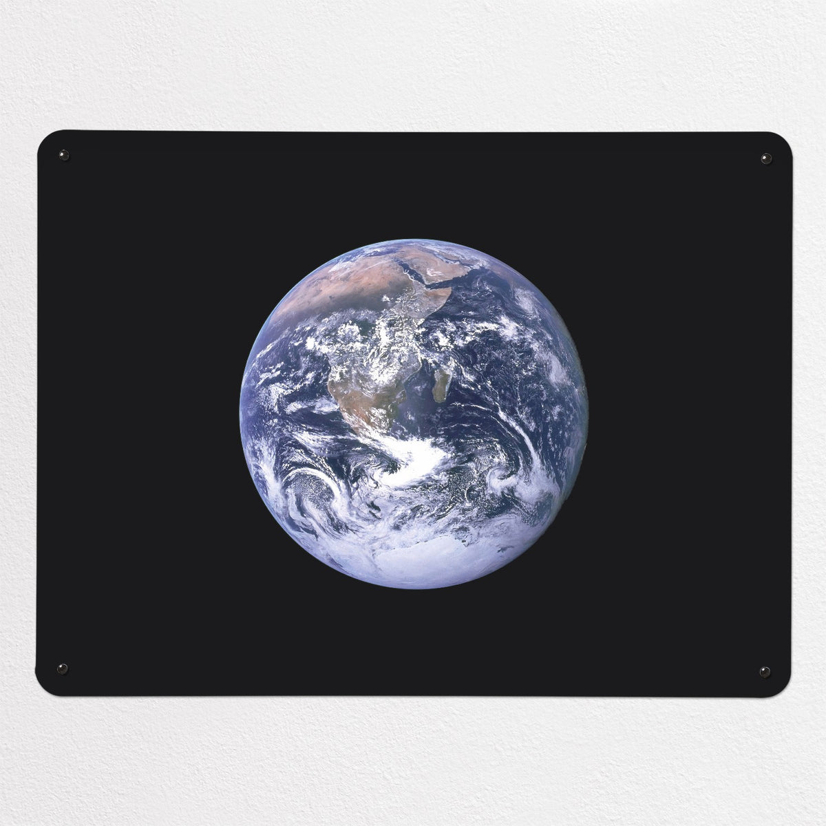 Earth From Space magnetic notice board, large size, 100 × 75 cm