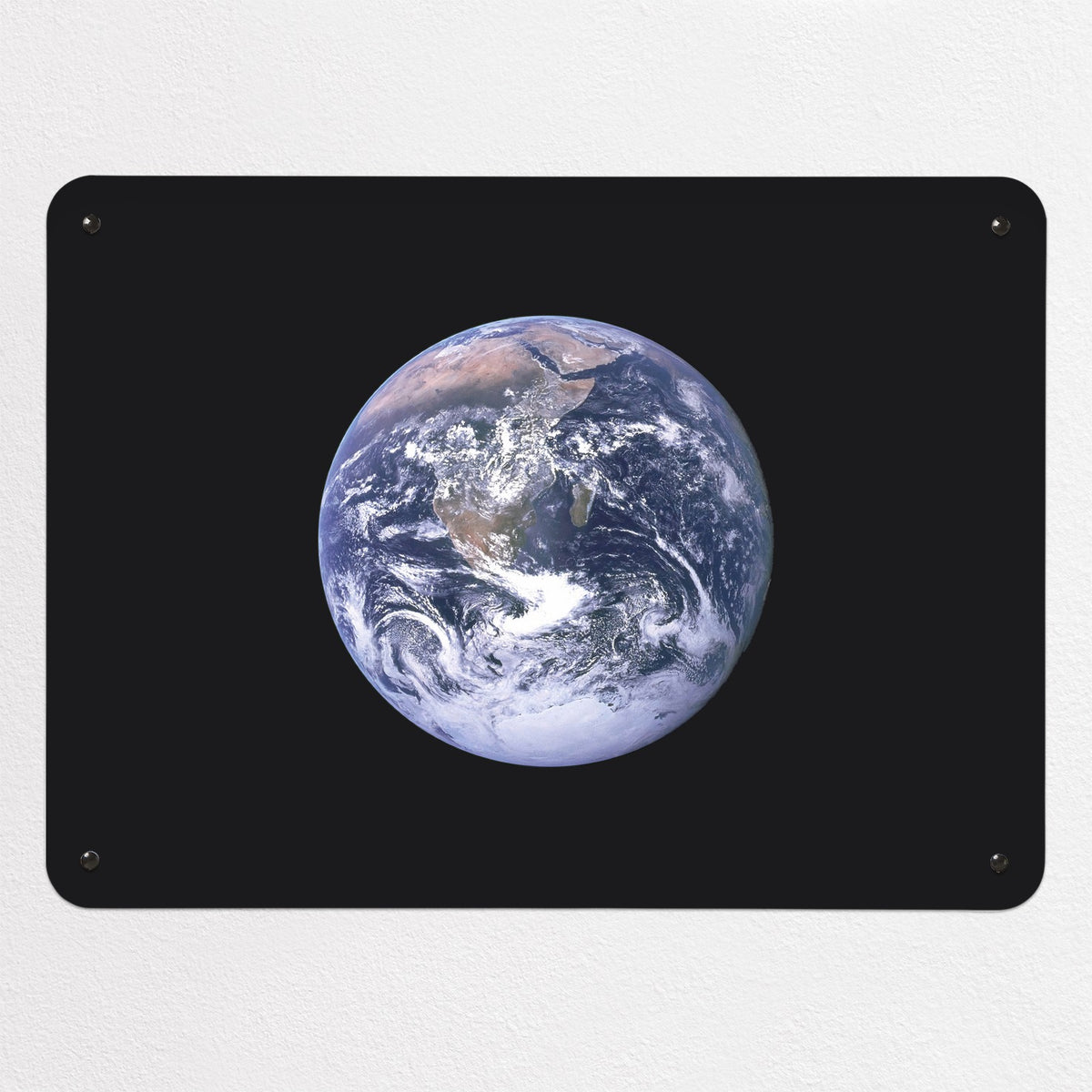 Earth From Space magnetic notice board, medium size, 75 × 55 cm