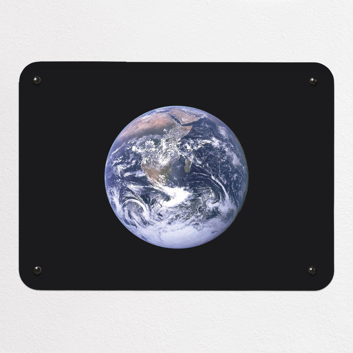 Earth From Space magnetic notice board, small size, 55 × 40 cm