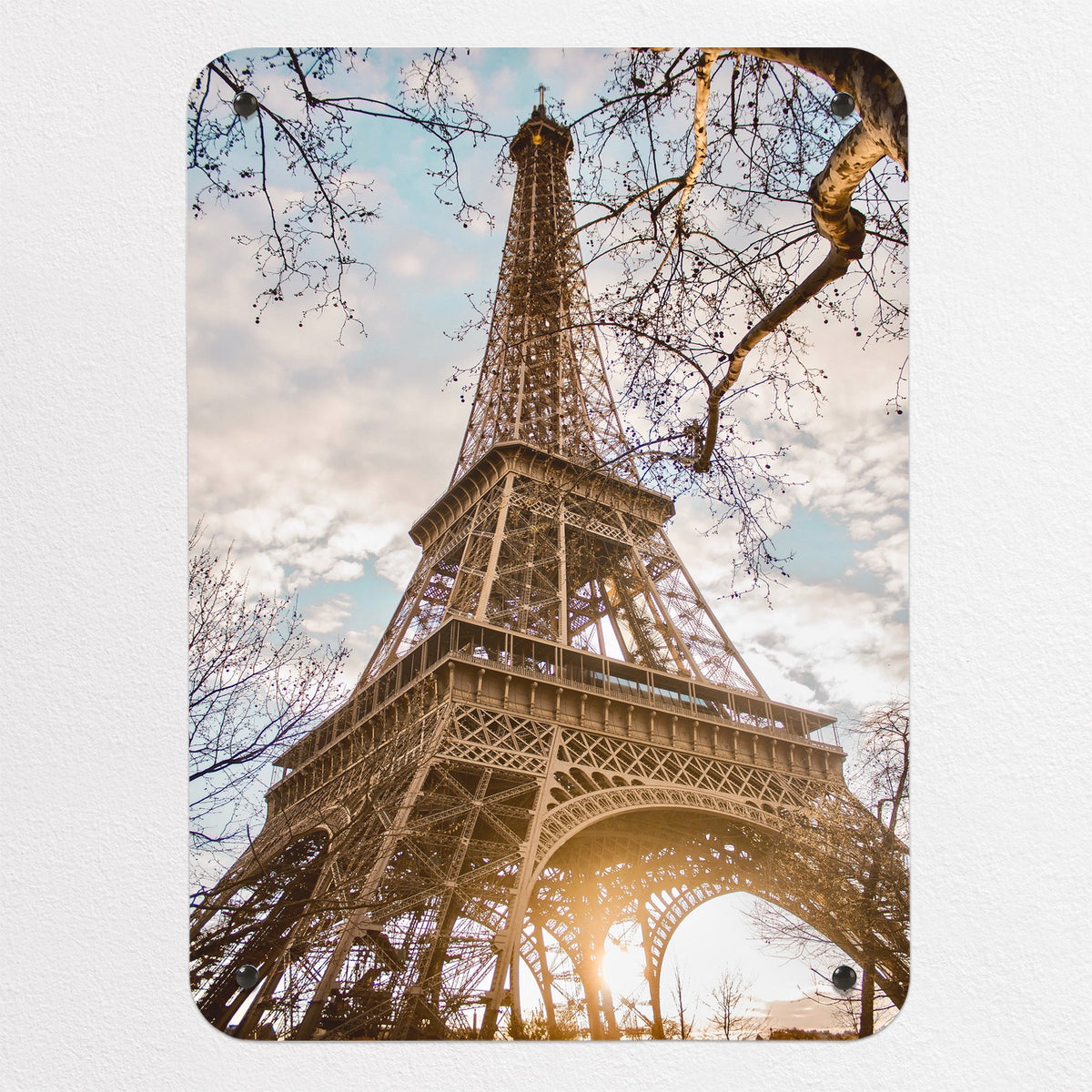 Eiffel Tower magnetic notice board, small size, 40 × 55 cm