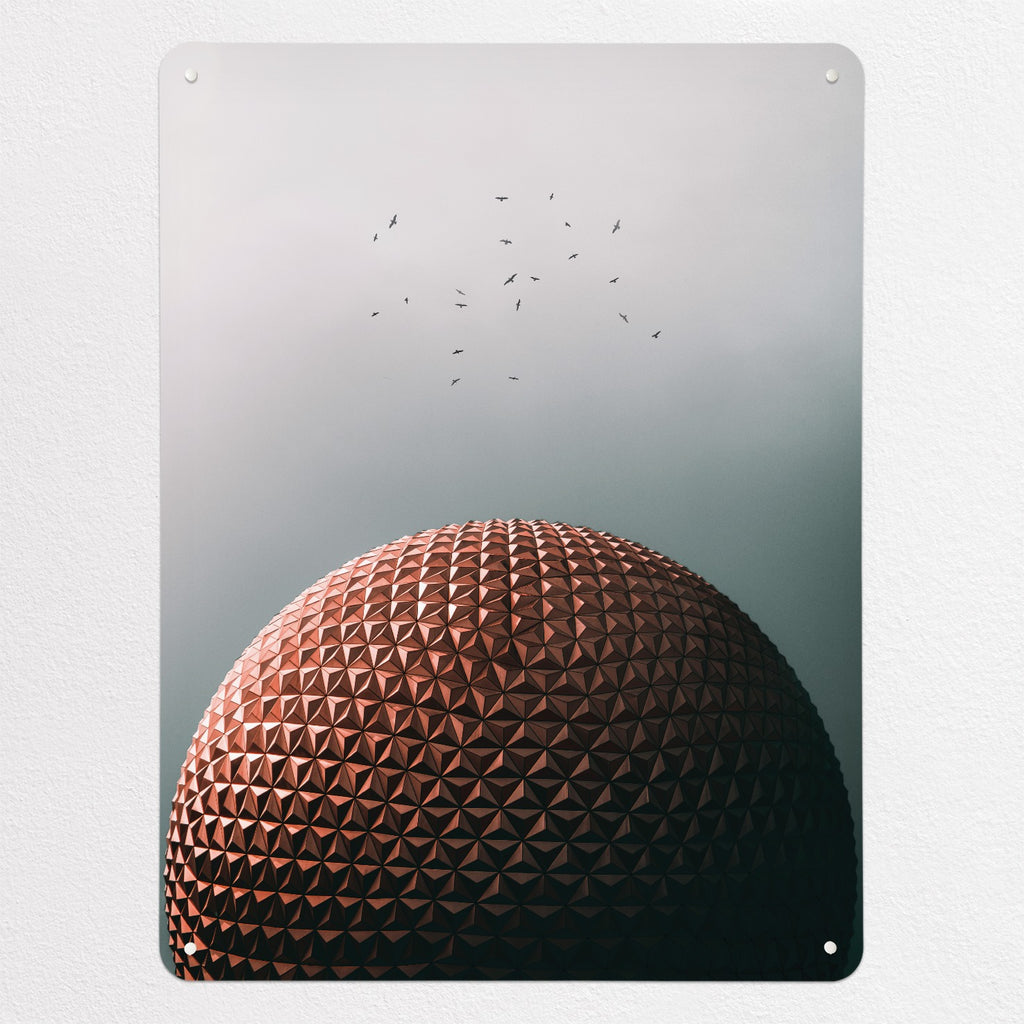 Epcot Center magnetic notice board, large size, 75 × 100 cm