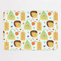 Exotic Fruit magnetic notice board in Exotic Fruit, small size, 55 × 40 cm