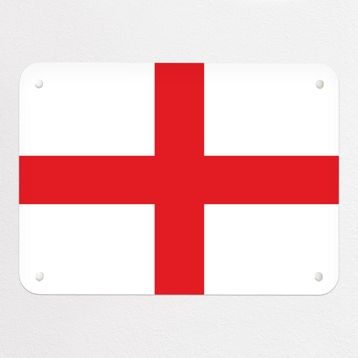 Flags magnetic notice board in England Flag - St George's Cross, small size, 55 × 40 cm