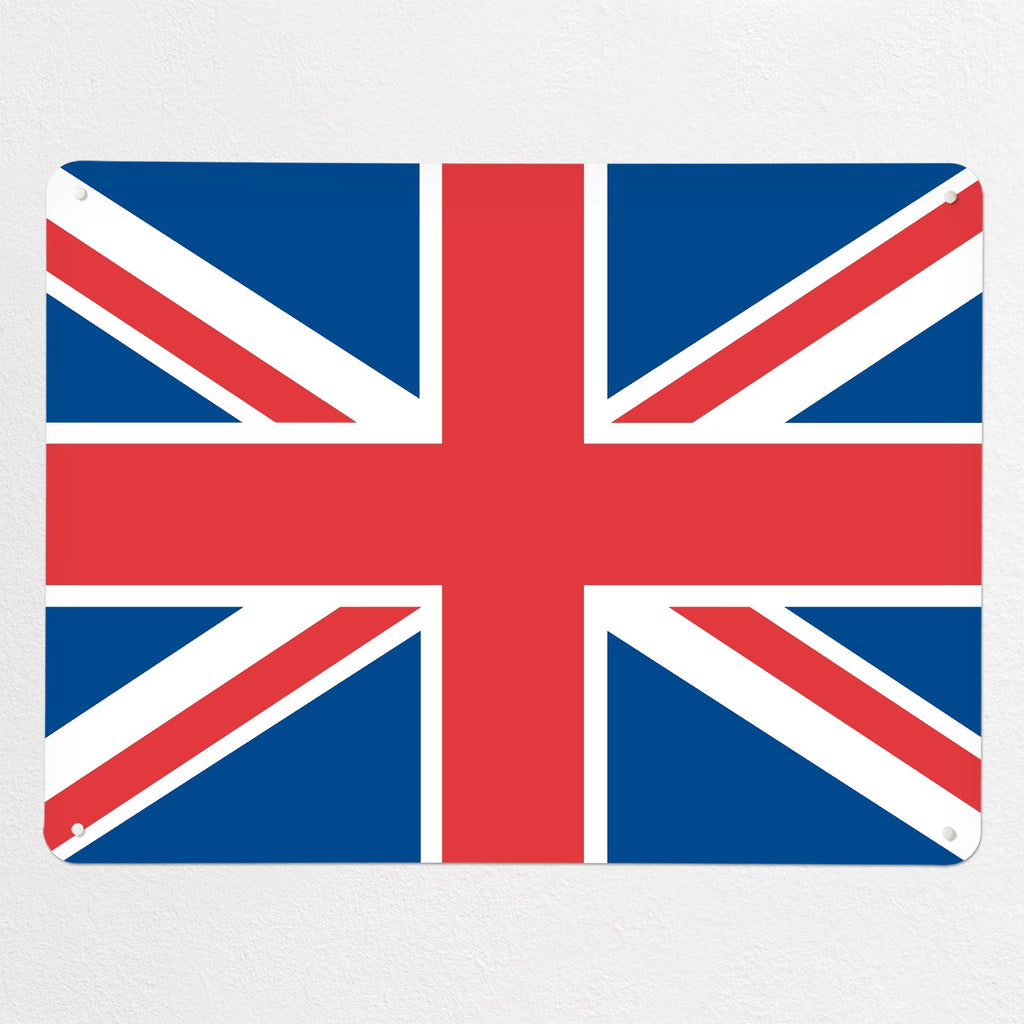 Flags magnetic notice board in Union Jack, large size, 100 × 75 cm