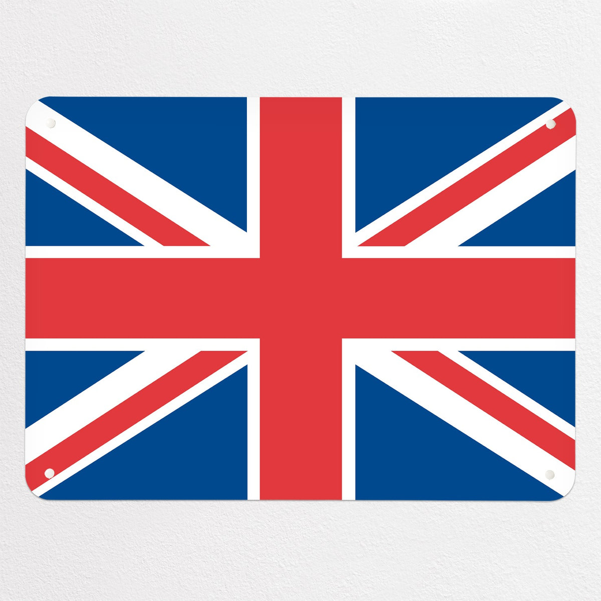 Flags magnetic notice board in Union Jack, medium size, 75 × 55 cm