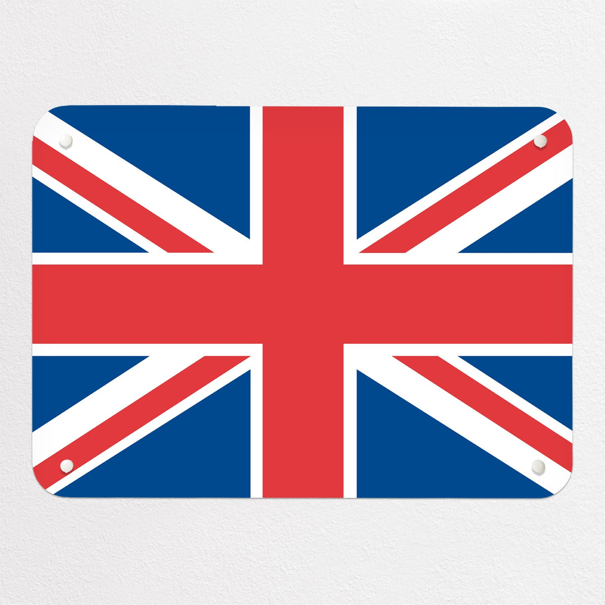 Flags magnetic notice board in Union Jack, small size, 55 × 40 cm