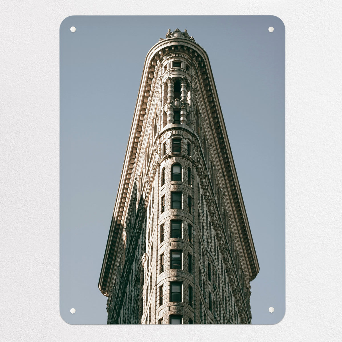 Flatiron Building magnetic notice board, medium size, 55 × 75 cm