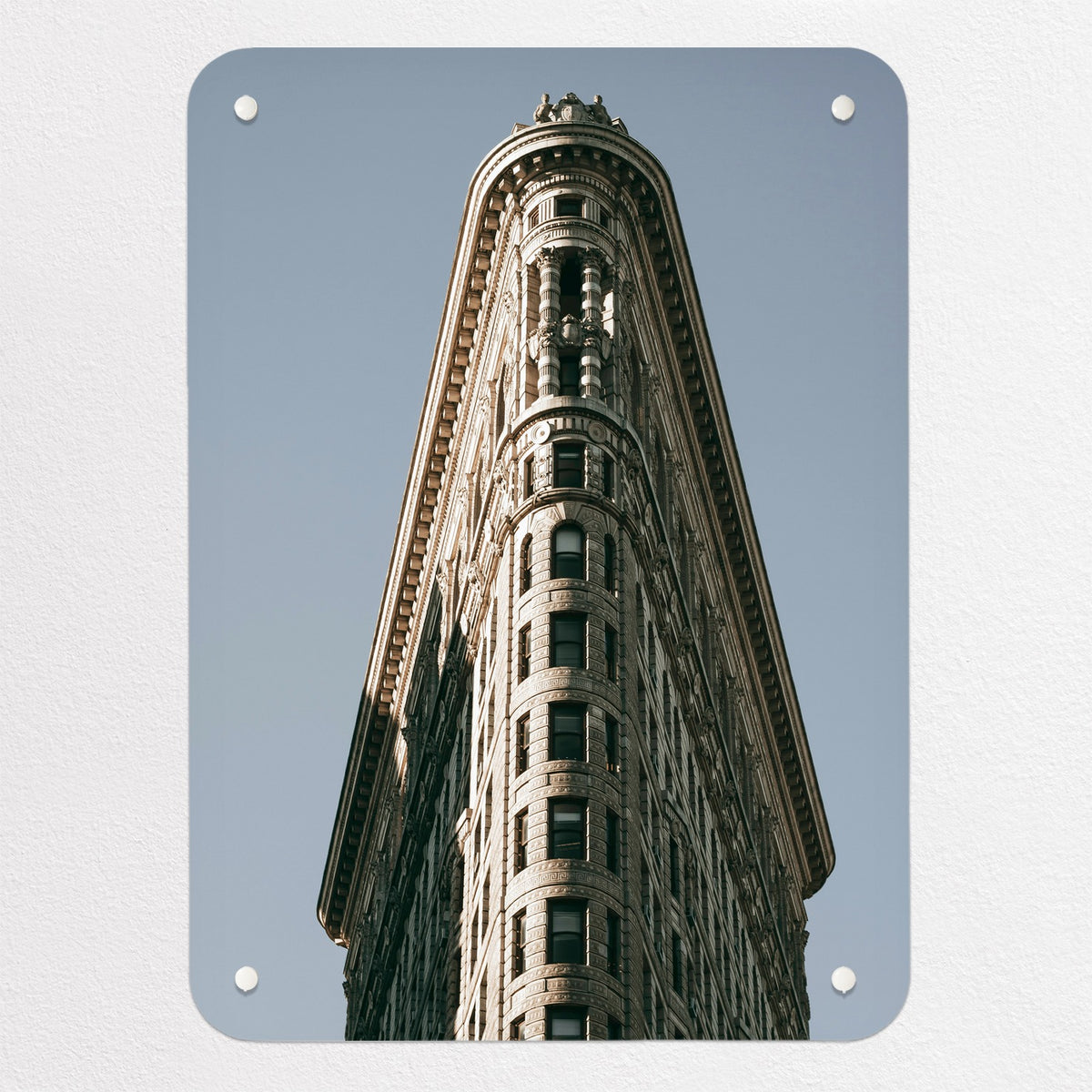 Flatiron Building magnetic notice board, small size, 40 × 55 cm