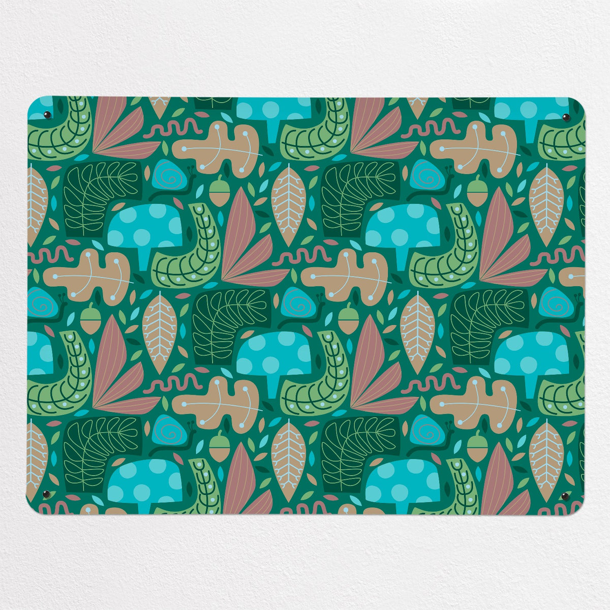 Forest Floor magnetic notice board, large size, 100 × 75 cm
