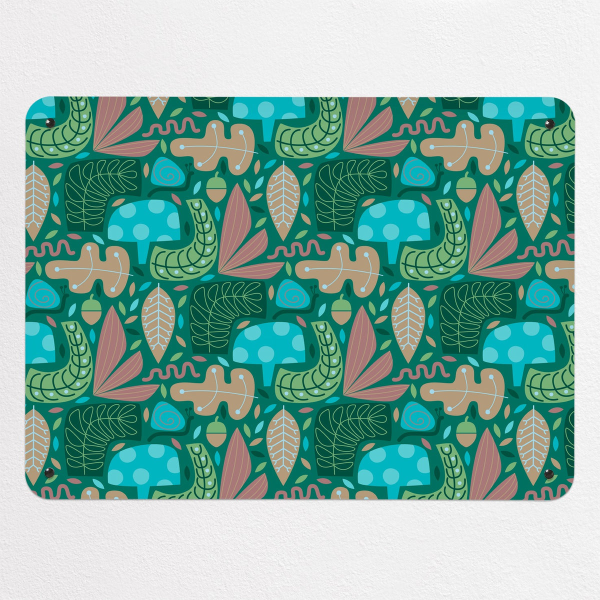 Forest Floor magnetic notice board, medium size, 75 × 55 cm
