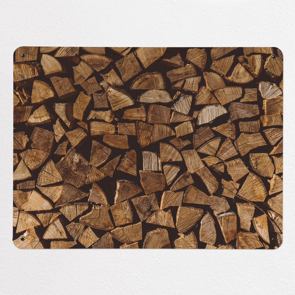 Log Pile magnetic notice board, large size, 100 × 75 cm