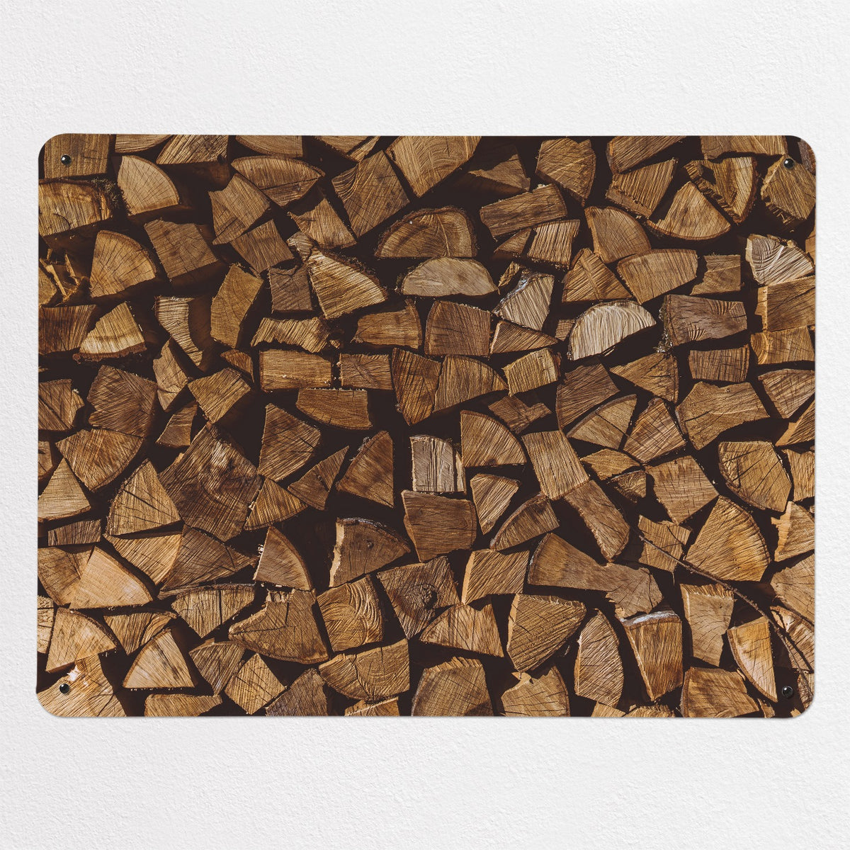Log Pile magnetic notice board, large size, 100 × 75 cm