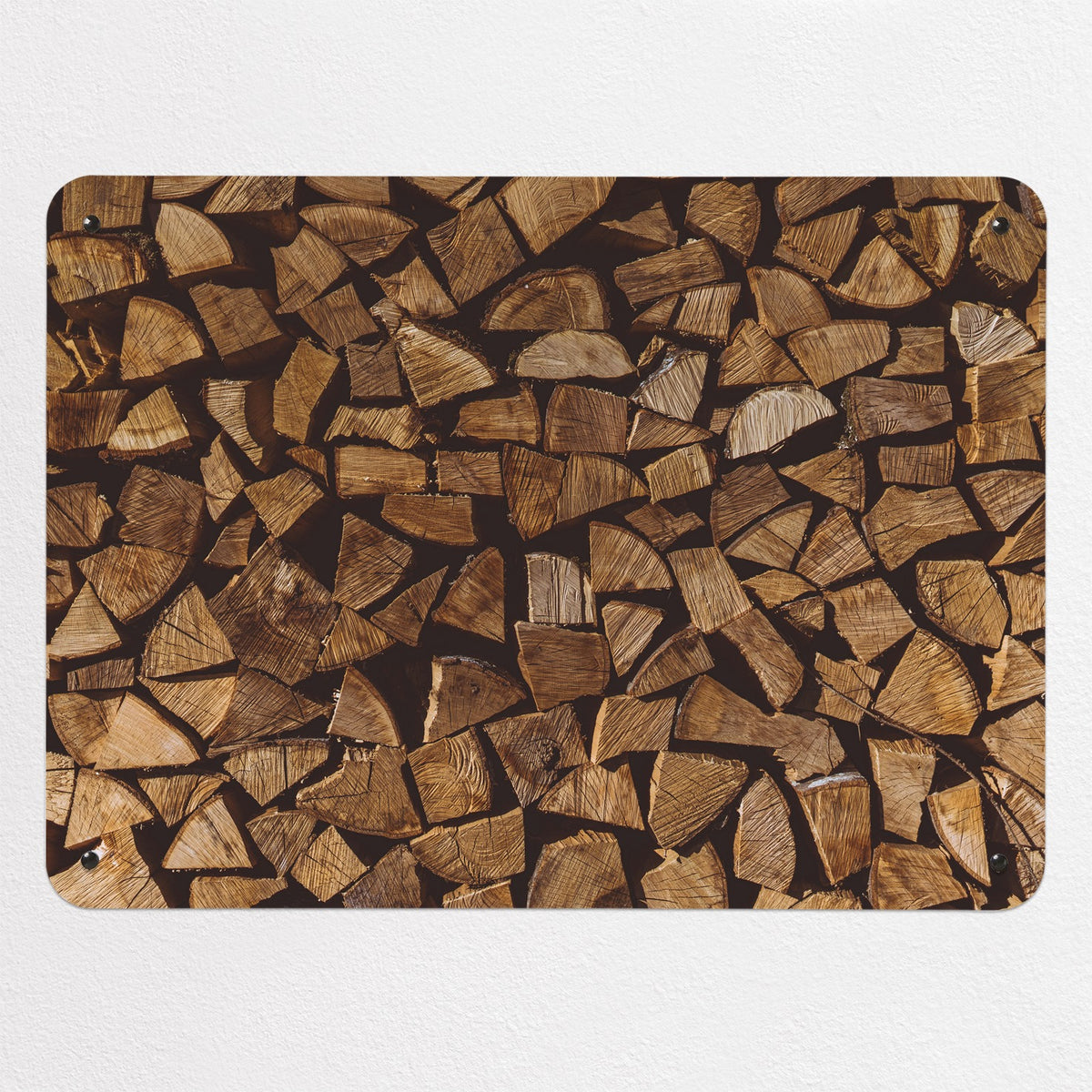 Log Pile magnetic notice board, medium size, 75 × 55 cm