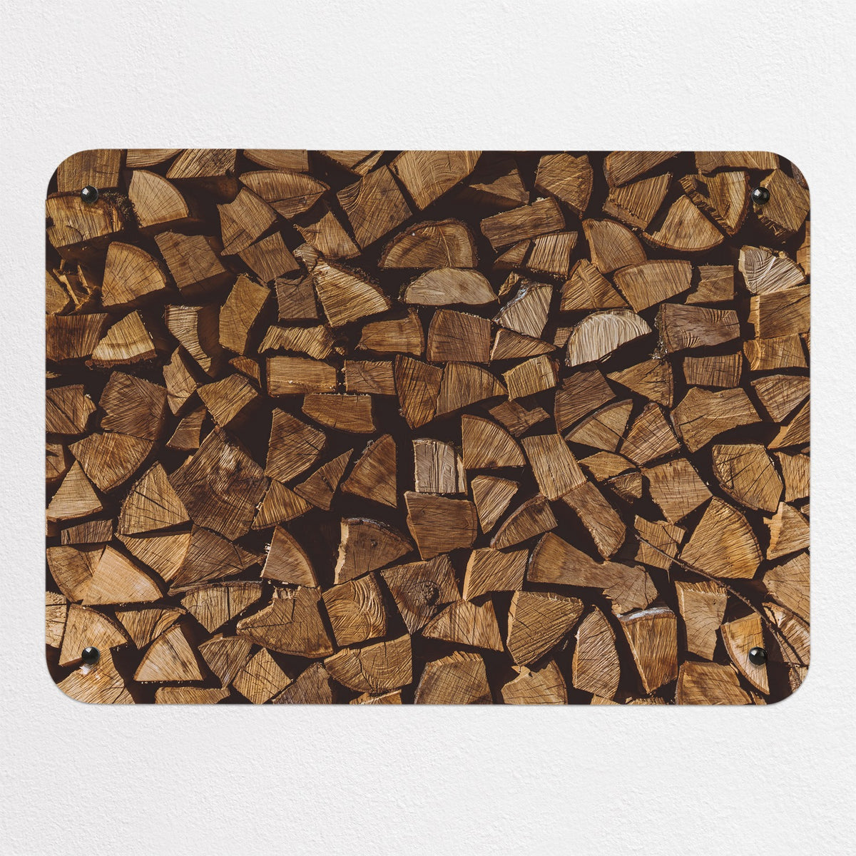 Log Pile magnetic notice board, small size, 55 × 40 cm