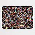 Millefiori magnetic notice board in Millefiori on Black, small size, 55 × 40 cm