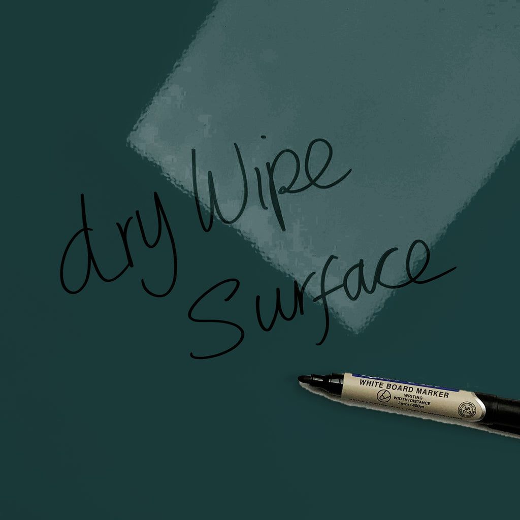 The words dry wipe surface written in marker pen on the Niagara Falls magnetic notice board