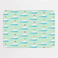Paper Boats magnetic notice board in Paper Boats, small size, 55 × 40 cm