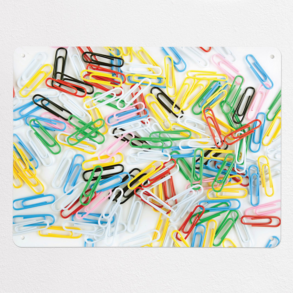 Paper Clips magnetic notice board in Paper Clips, large size, 100 × 75 cm