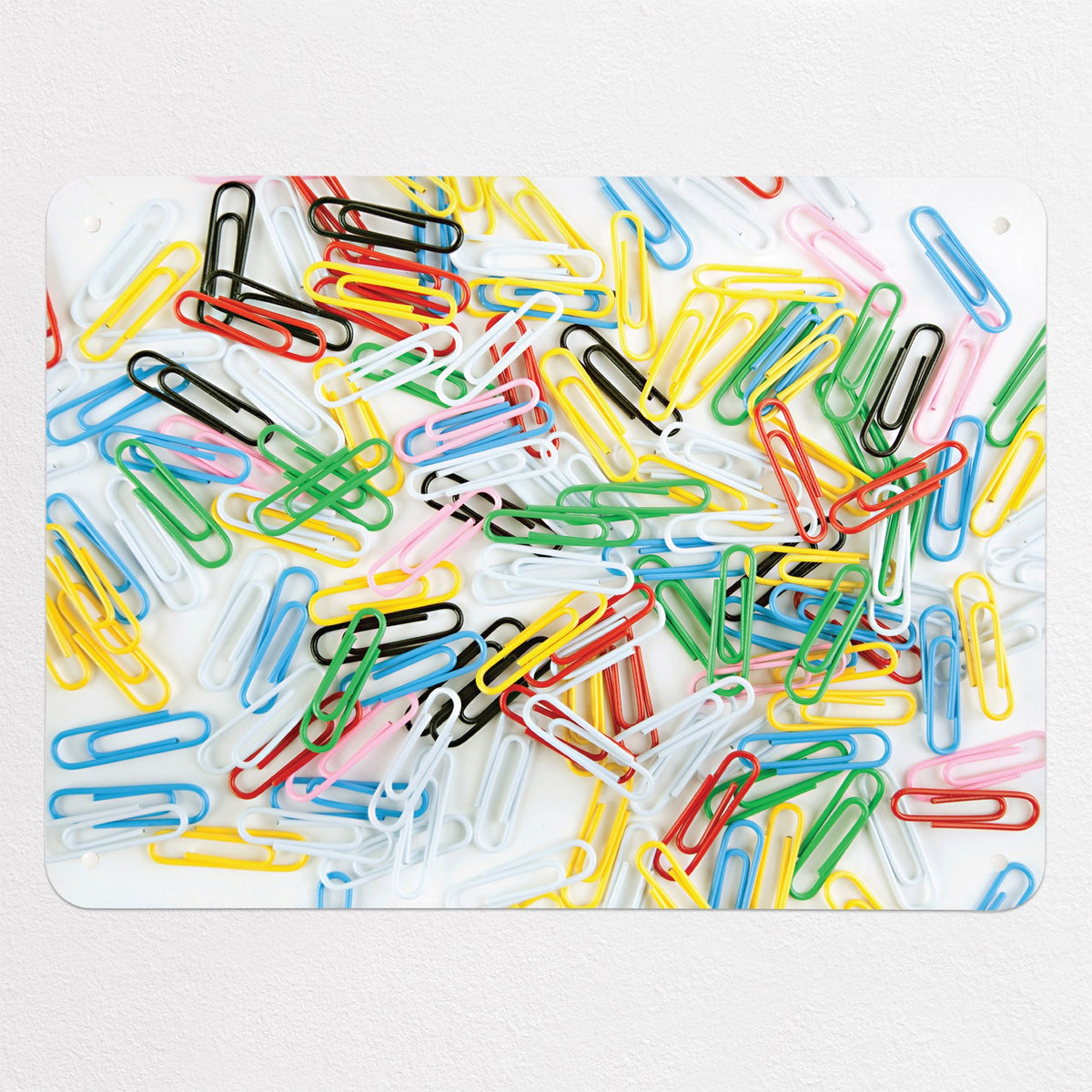 Paper Clips magnetic notice board in Paper Clips, medium size, 75 × 55 cm