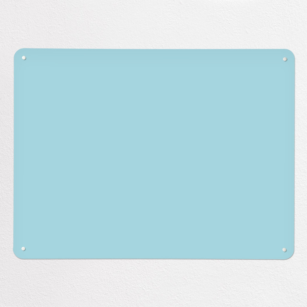 Plain Blue magnetic notice board, large size, 100 × 75 cm
