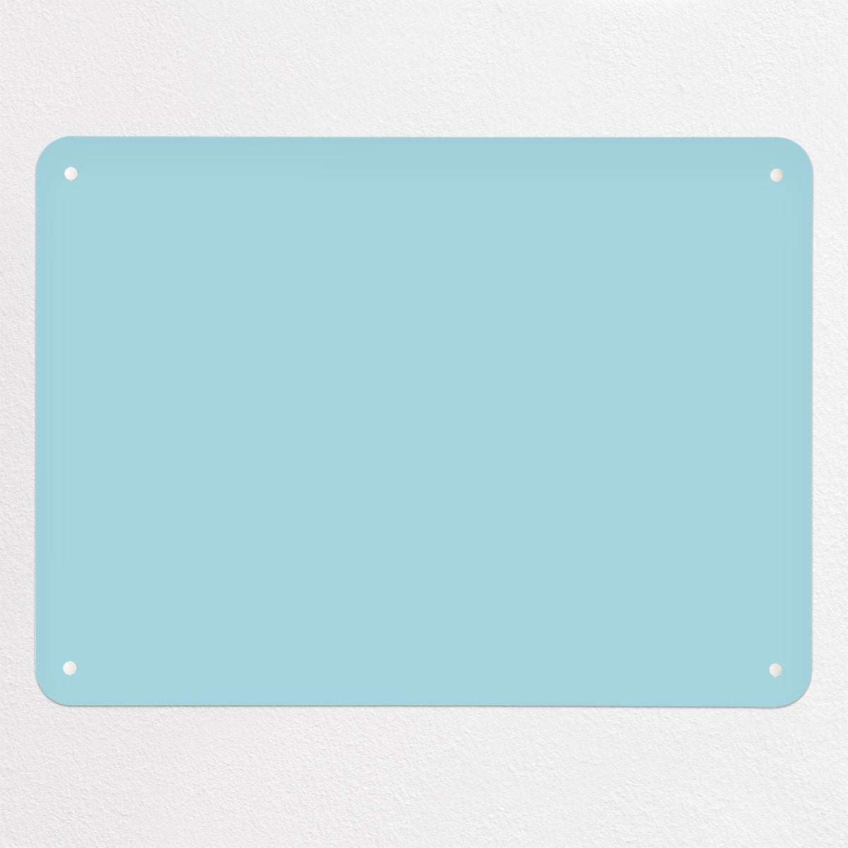Plain Blue magnetic notice board, medium size, 75 × 55 cm