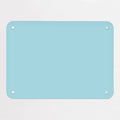 Plain Blue magnetic notice board, small size, 55 × 40 cm