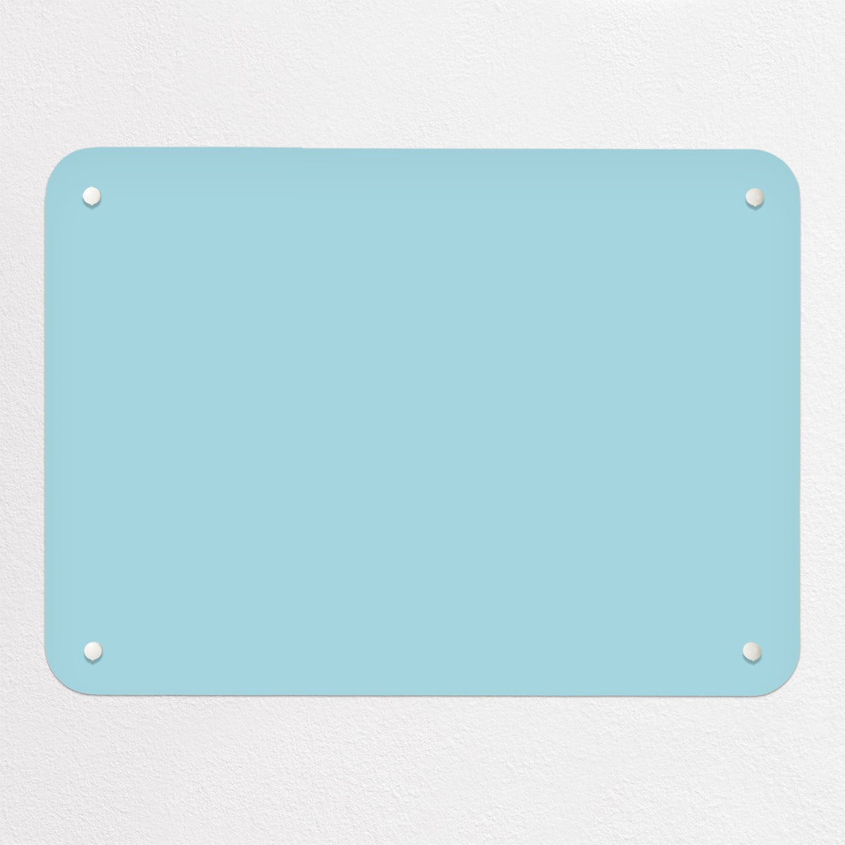 Plain Blue magnetic notice board, small size, 55 × 40 cm